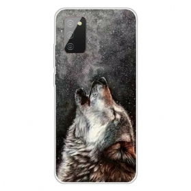 Hülle Für Samsung Galaxy A02s Erhabener Wolf