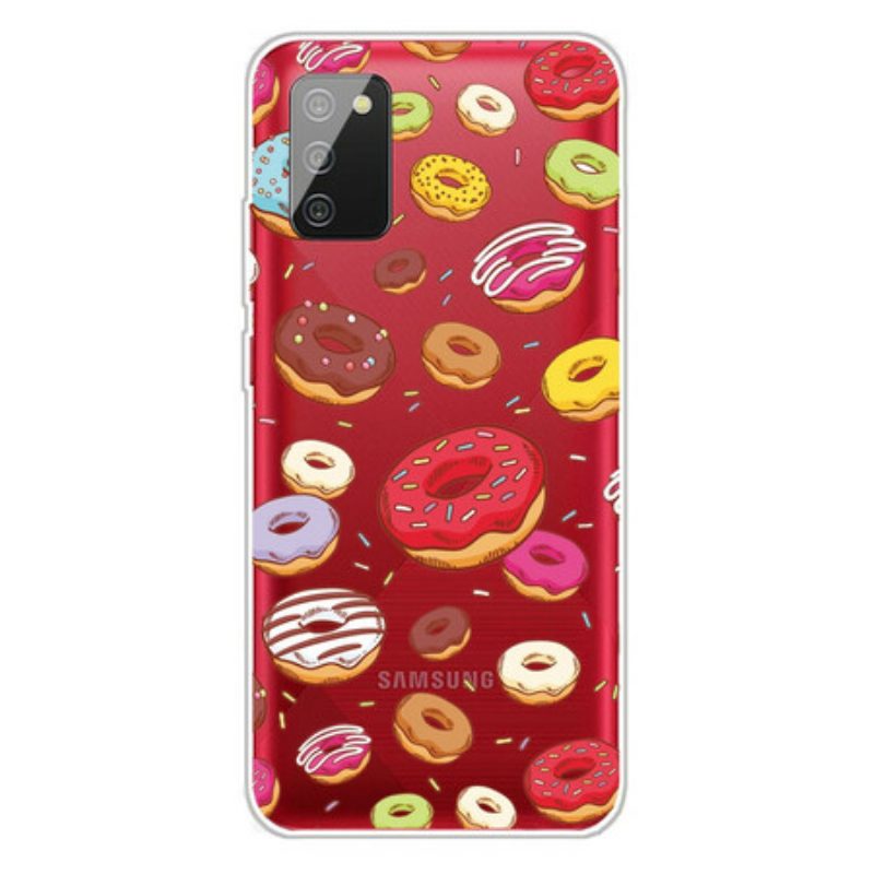 Hülle Für Samsung Galaxy A02s Ich Liebe Donuts