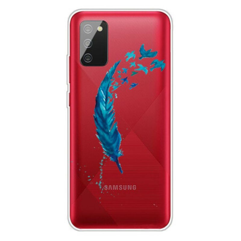 Hülle Für Samsung Galaxy A02s Schöne Feder