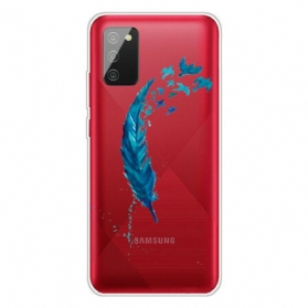 Hülle Für Samsung Galaxy A02s Schöne Feder