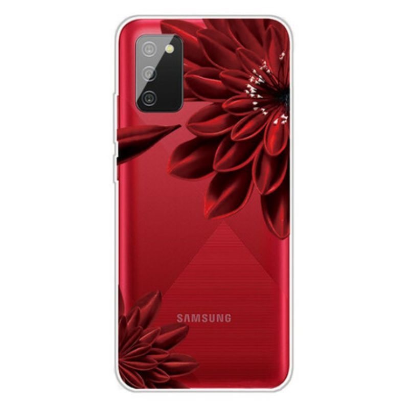 Hülle Für Samsung Galaxy A02s Wilde Blumen