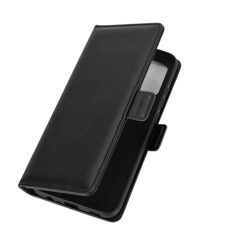 Lederhüllen Für Samsung Galaxy A02s Flip Case Doppelte Klappe