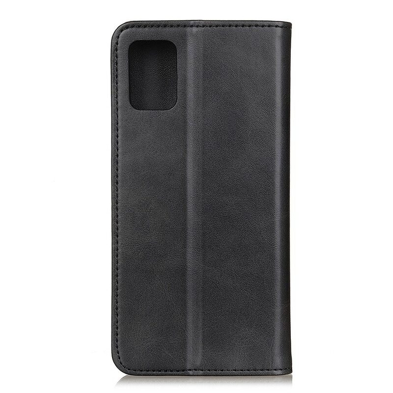 Schutzhülle Für Samsung Galaxy A02s Flip Case Elegantes Spaltleder