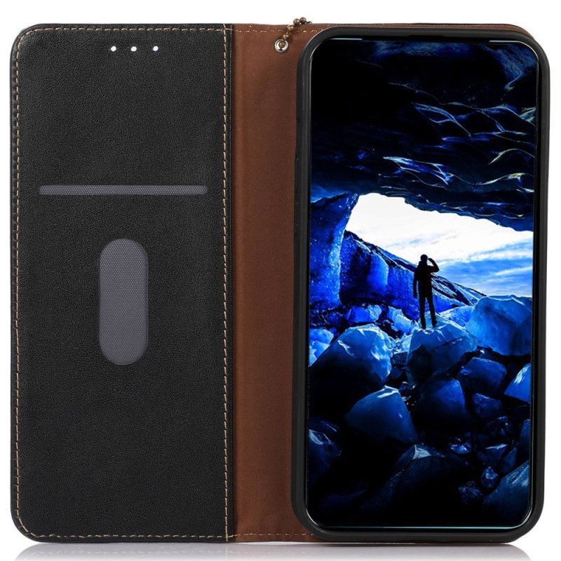 Flip Case Für Xiaomi Redmi Note 13 Pro 4g Khazneh-leder