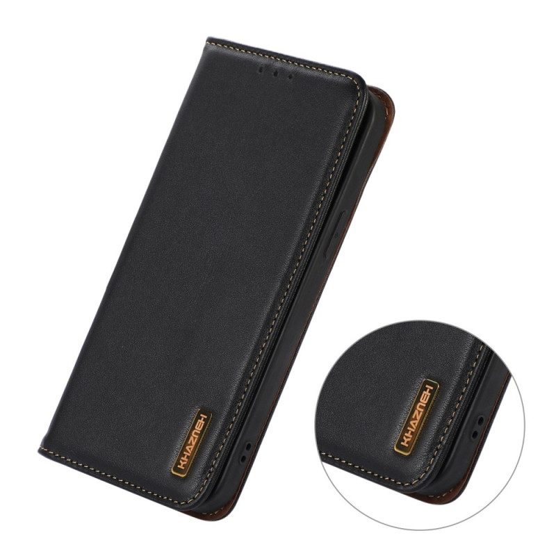 Flip Case Für Xiaomi Redmi Note 13 Pro 4g Khazneh-leder