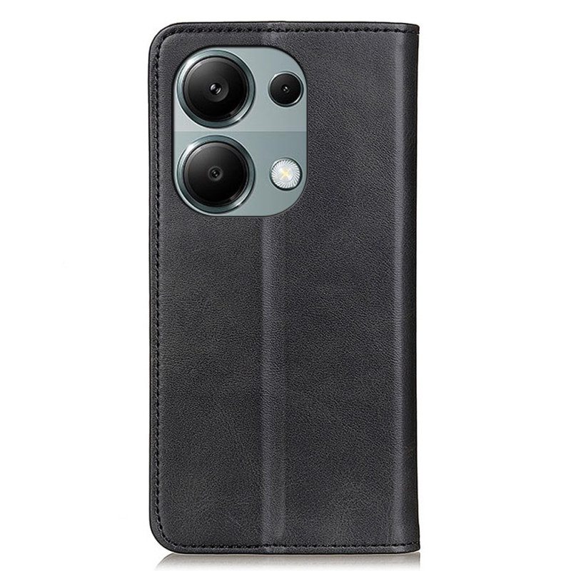 Flip Case Für Xiaomi Redmi Note 13 Pro 4g Spaltleder