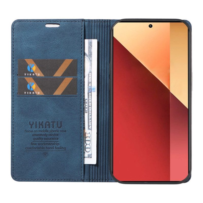 Flip Case Für Xiaomi Redmi Note 13 Pro 4g Yikatu