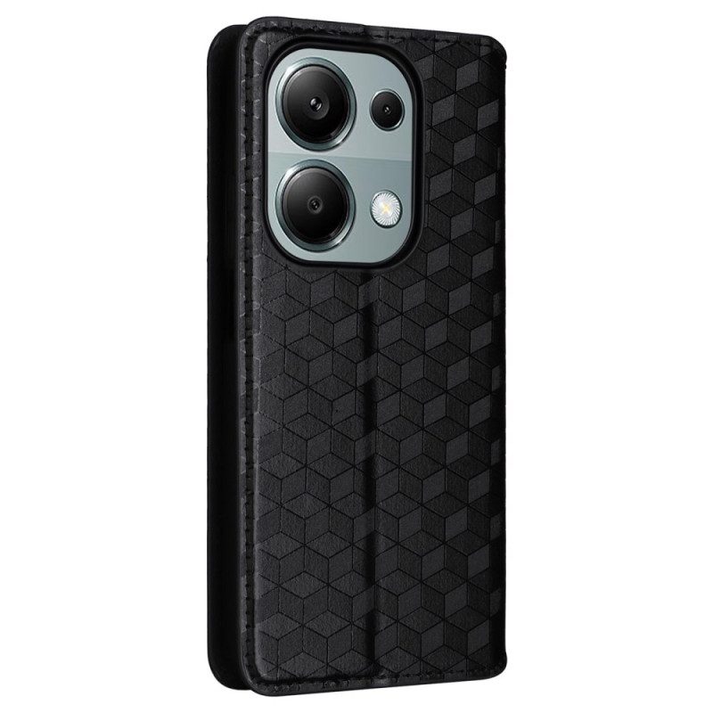 Flip Case Xiaomi Redmi Note 13 Pro 4g Handyhülle Rautenmuster