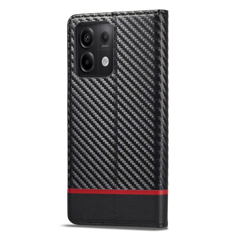 Flip Case Xiaomi Redmi Note 13 Pro 4g Kohlefaser Lc.imeeke