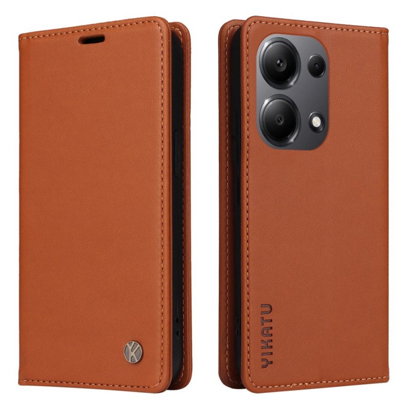 Flip Case Xiaomi Redmi Note 13 Pro 4g Magnetisches Yikatu