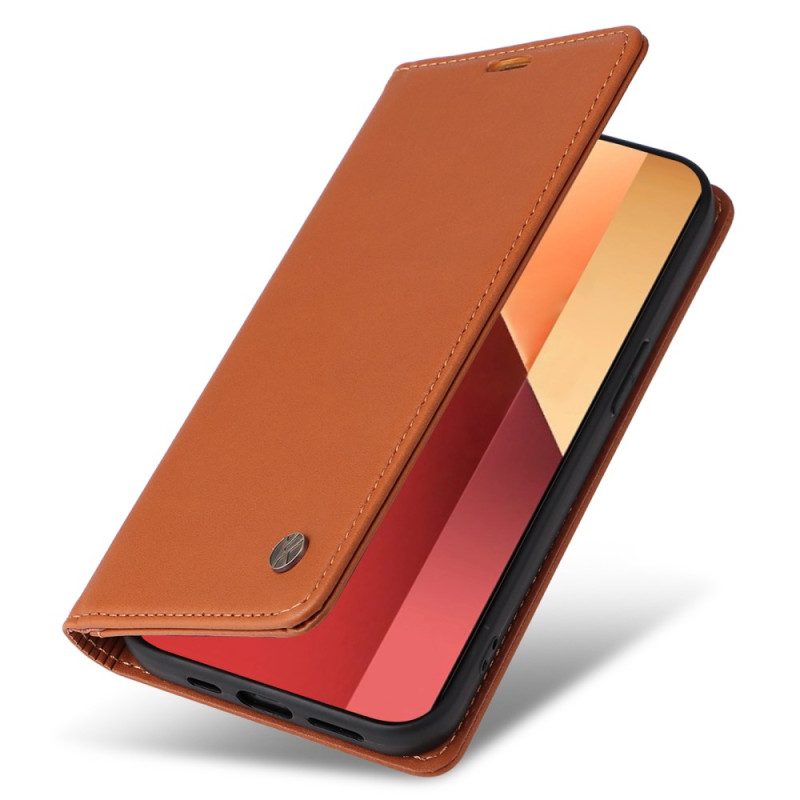 Flip Case Xiaomi Redmi Note 13 Pro 4g Magnetisches Yikatu