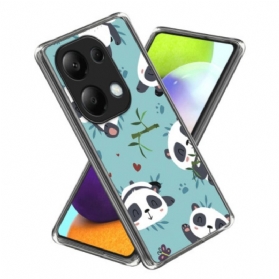 Hülle Für Xiaomi Redmi Note 13 Pro 4g Süße Pandas