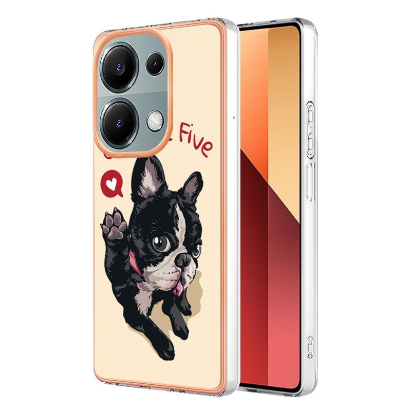 Hülle Xiaomi Redmi Note 13 Pro 4g Handyhülle Hund Gib Mir Fünf