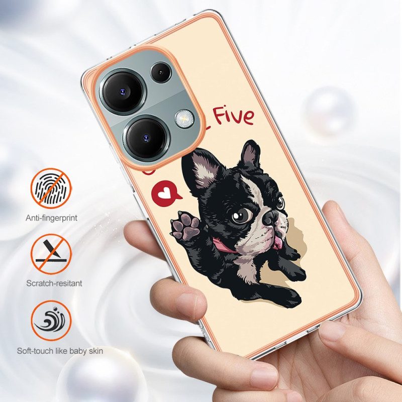 Hülle Xiaomi Redmi Note 13 Pro 4g Handyhülle Hund Gib Mir Fünf