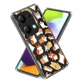 Hülle Xiaomi Redmi Note 13 Pro 4g Handyhülle Hunde