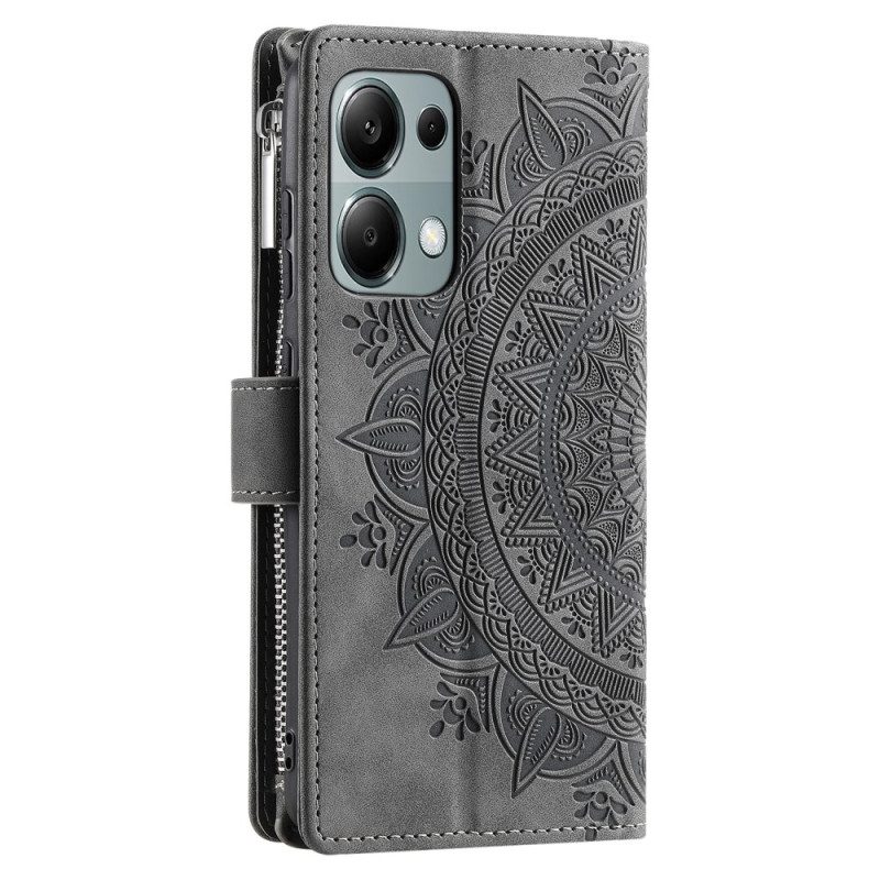 Lederhüllen Xiaomi Redmi Note 13 Pro 4g Handyhülle Mandala-ledereffekt