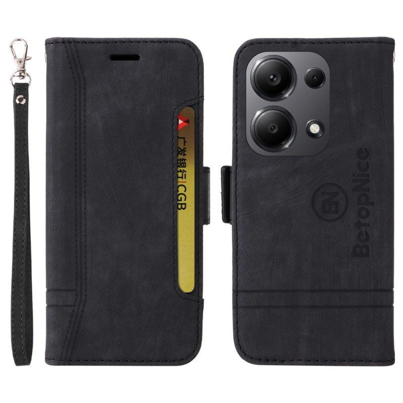 Lederhüllen Xiaomi Redmi Note 13 Pro 4g Mit Betopnice Lanyard