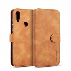 Flip Case Für Samsung Galaxy A40 Dg.ming Retro