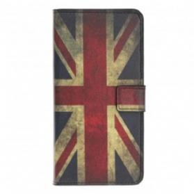 Flip Case Für Samsung Galaxy A40 England-flagge