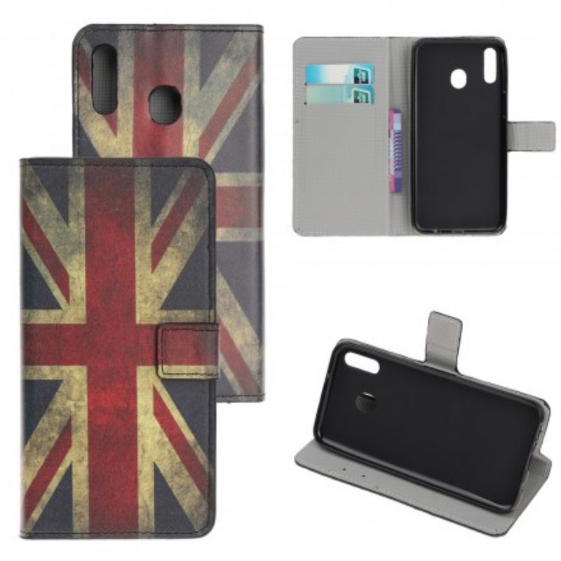 Flip Case Für Samsung Galaxy A40 England-flagge