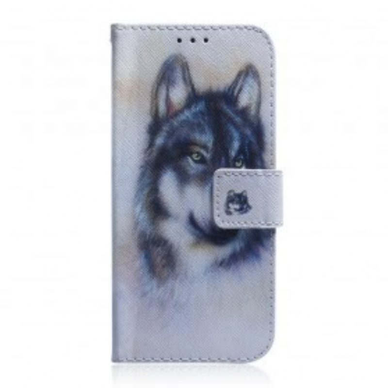 Flip Case Für Samsung Galaxy A40 Hunde-look