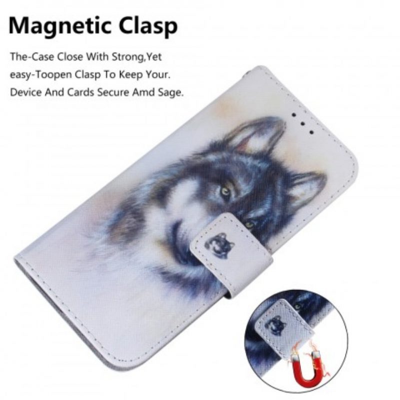 Flip Case Für Samsung Galaxy A40 Hunde-look