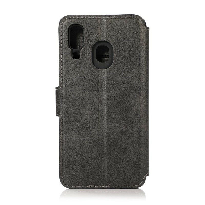 Flip Case Für Samsung Galaxy A40 Kartenhalter-stil