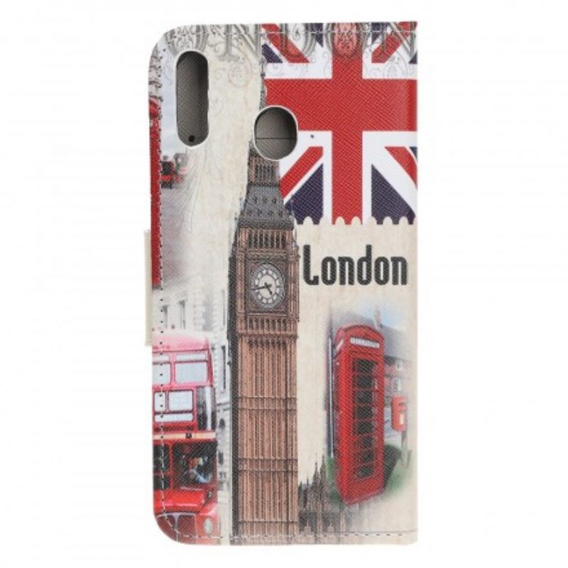 Flip Case Für Samsung Galaxy A40 Londoner Leben