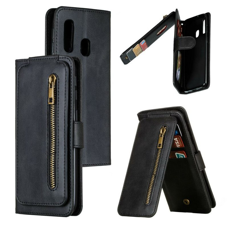 Flip Case Für Samsung Galaxy A40 Mit Kordel Lanyard-auftritte