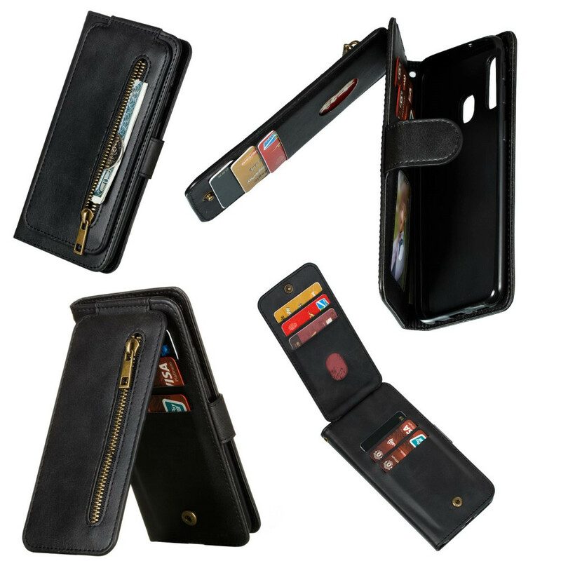 Flip Case Für Samsung Galaxy A40 Mit Kordel Lanyard-auftritte