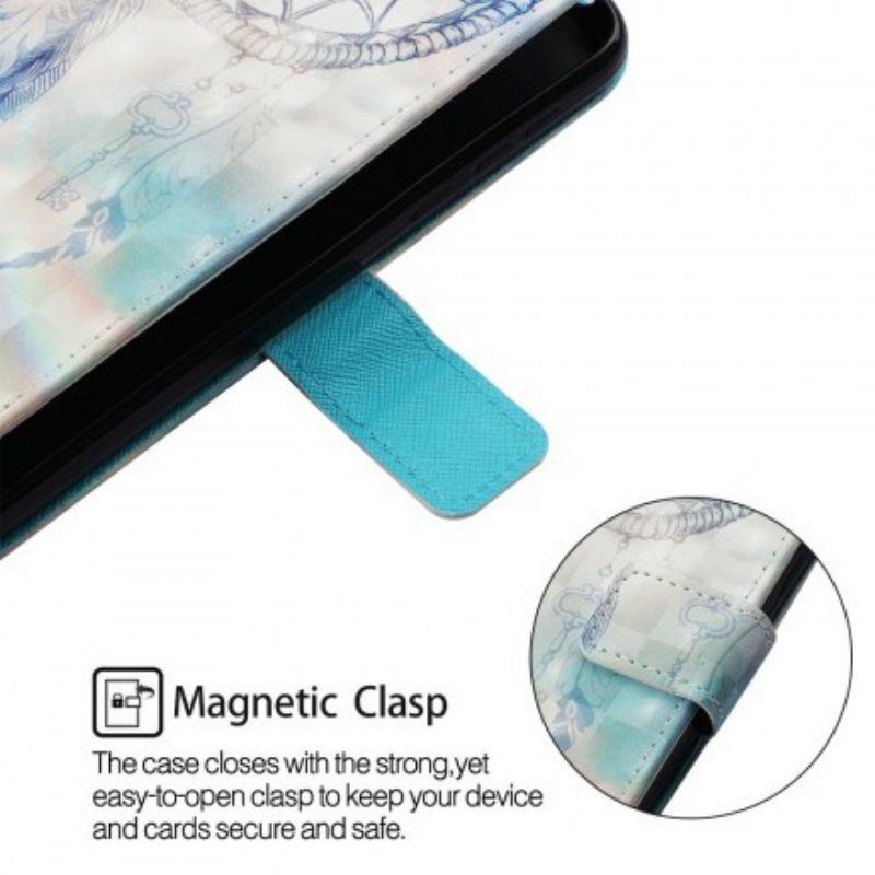 Flip Case Für Samsung Galaxy A40 Pastell-traumfänger