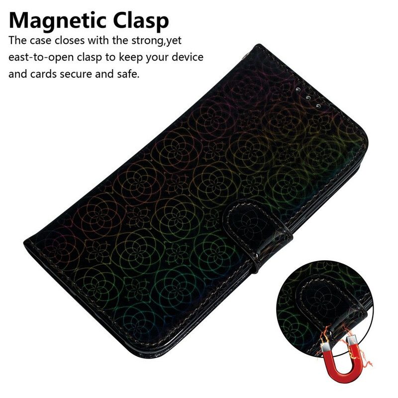 Flip Case Für Samsung Galaxy A40 Pure Farbe