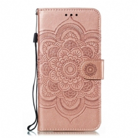 Flip Case Für Samsung Galaxy A40 Vollständiges Mandala