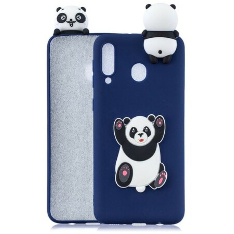 Handyhülle Für Samsung Galaxy A40 3d-fetter Panda