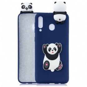 Handyhülle Für Samsung Galaxy A40 3d-fetter Panda