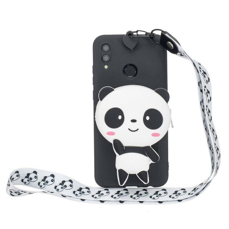 Hülle Für Samsung Galaxy A40 Brieftasche Panda-geldbörse Und Schultergurt