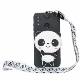 Hülle Für Samsung Galaxy A40 Brieftasche Panda-geldbörse Und Schultergurt