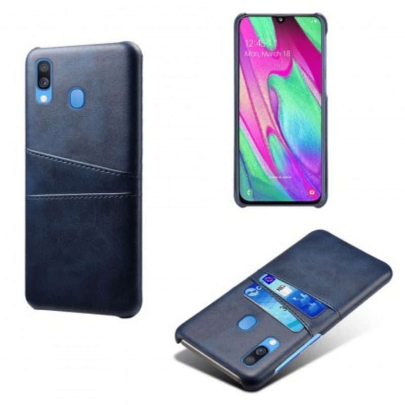 Hülle Für Samsung Galaxy A40 Kartenhalter