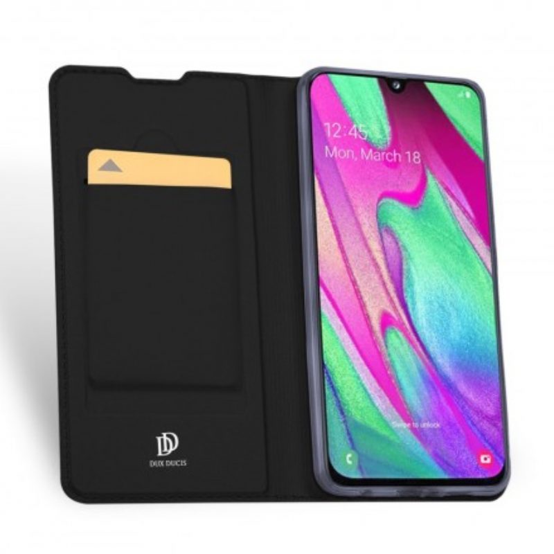 Schutzhülle Für Samsung Galaxy A40 Flip Case Skin Pro Dux Ducis