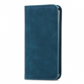 Flip Case Für Oppo Reno 11 5g Wildledereffekt