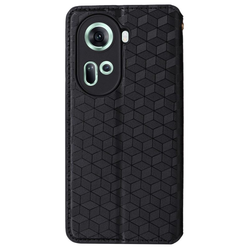 Flip Case Oppo Reno 11 5g 3d-diamanten