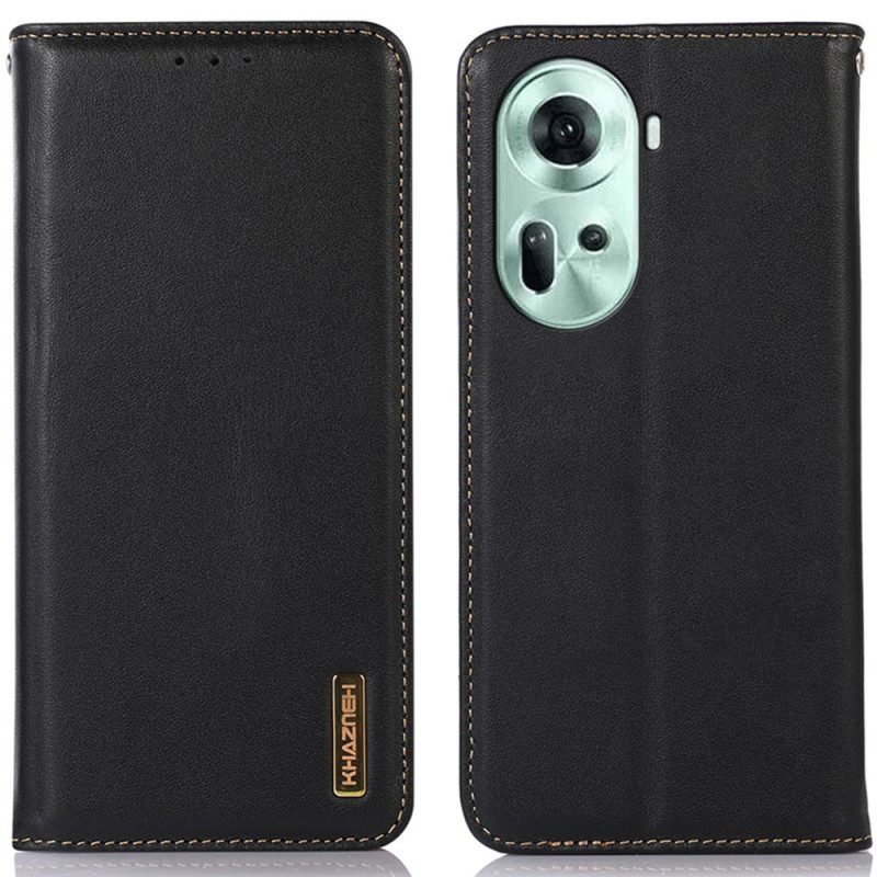 Flip Case Oppo Reno 11 5g Handyhülle Khazneh Nappaleder