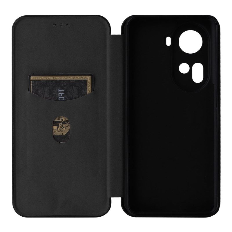 Flip Case Oppo Reno 11 5g Kohlefaser