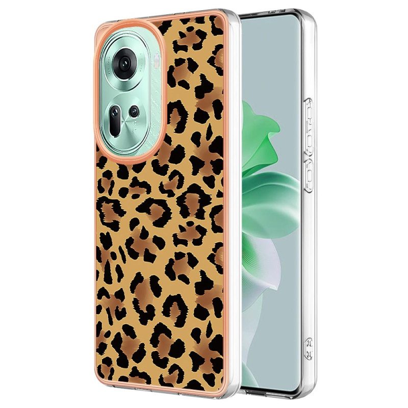 Hülle Oppo Reno 11 5g Handyhülle Leopardenmuster