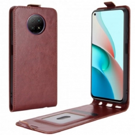 Flip Case Für Xiaomi Redmi Note 9T Flip Case Vertikale Klappe In Lederoptik