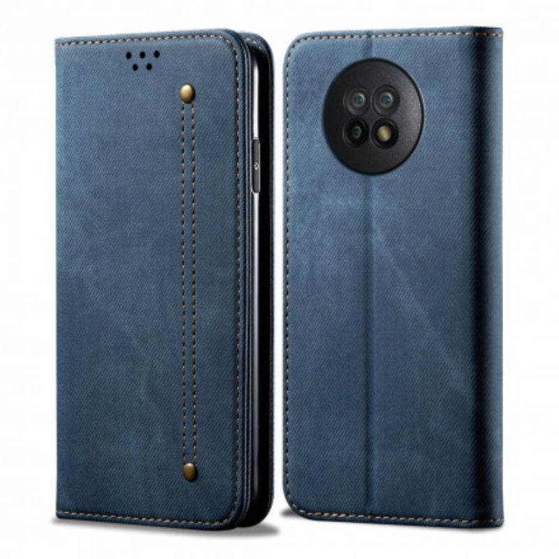 Schutzhülle Für Xiaomi Redmi Note 9T Flip Case Denim-stoff