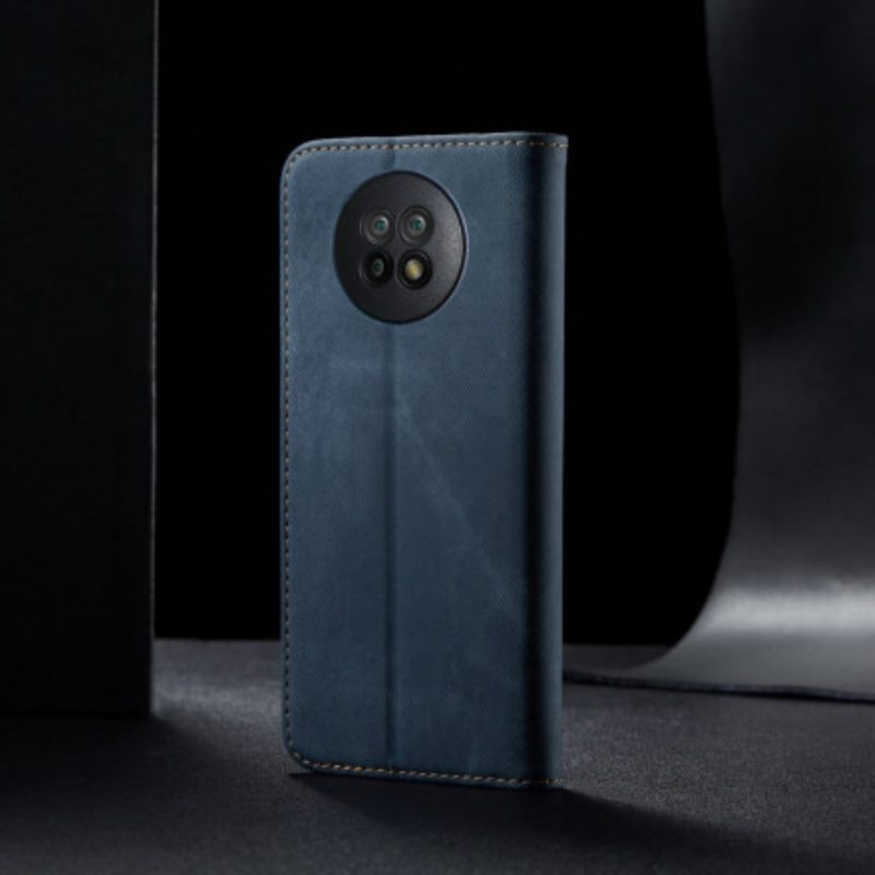 Schutzhülle Für Xiaomi Redmi Note 9T Flip Case Denim-stoff