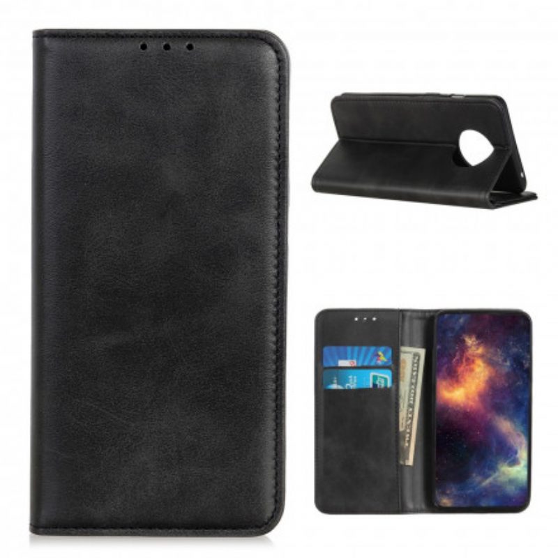 Schutzhülle Für Xiaomi Redmi Note 9T Flip Case Elegantes Spaltleder