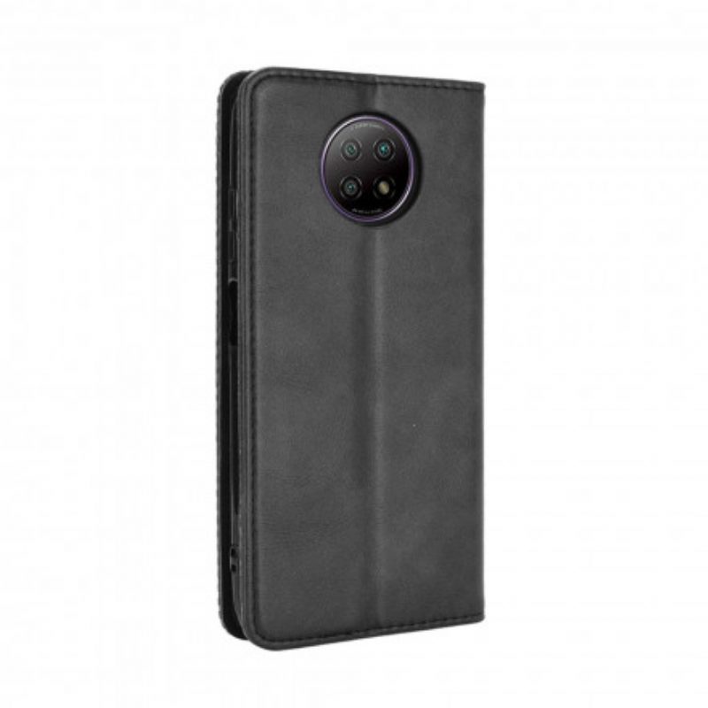 Schutzhülle Für Xiaomi Redmi Note 9T Flip Case Stilisierter Ledereffekt