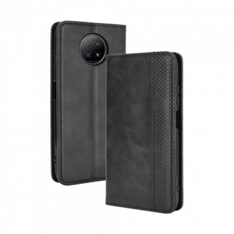 Schutzhülle Für Xiaomi Redmi Note 9T Flip Case Stilisierter Ledereffekt